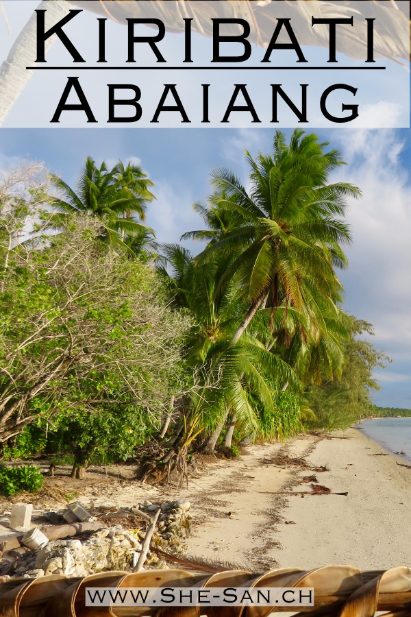 Outer atolls in Kiribati - beautiful Abaiang