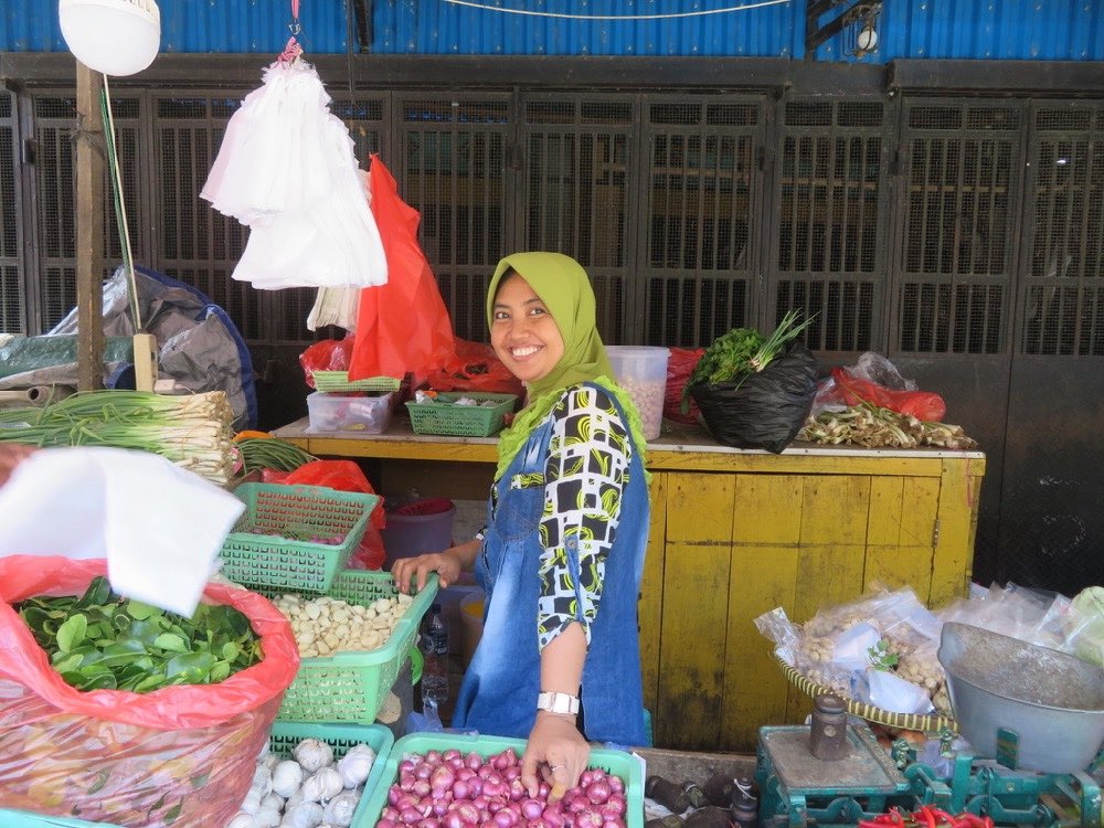 Fresh produce market Sorong