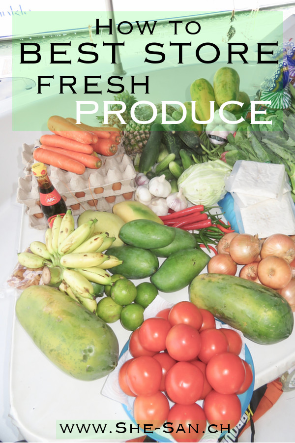 How to best store fresh produce - learn here how